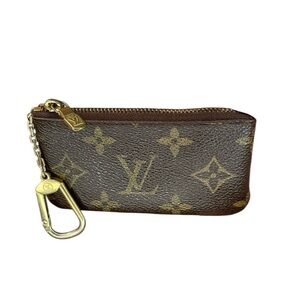 Louis Vuitton vintage Monogram Pochette Cles Key Holder chain